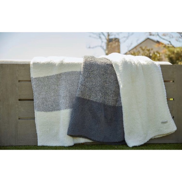 Barefoot Dreams Bedding Barefoot Dreams Cozy Chic Heathered Stripe